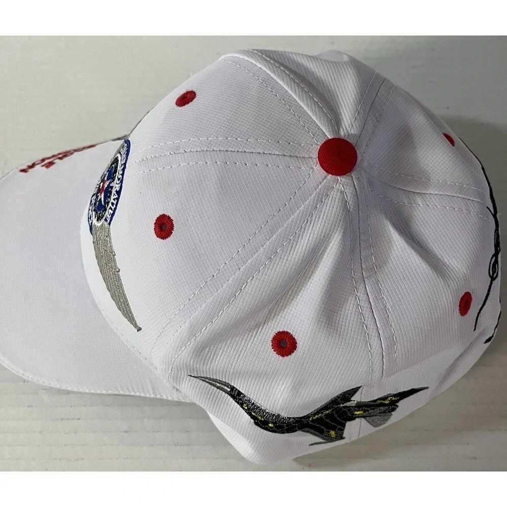 Wings Over Houston Airshow Hat Mens OSFM White Commemorative Air Force B-29 Cap